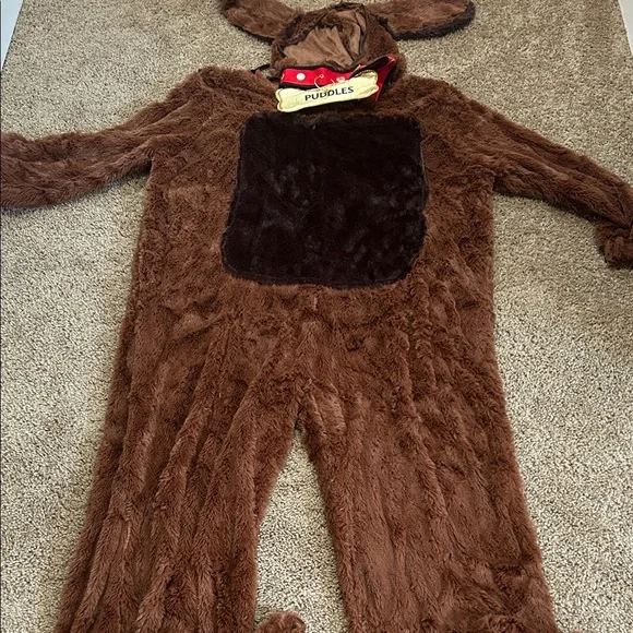 Puddles the Puppy Adult Costume - Brown - Picture 4 of 6